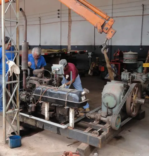 Compressor grande Worthington 9x9 diesel e eq. jateamento