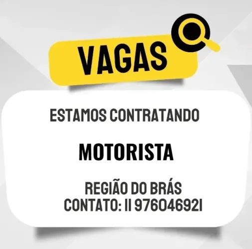 MOTORISTA - MASCULINO