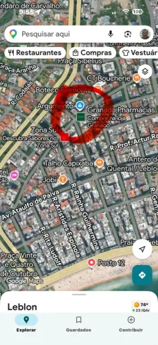 Vendo Leblon, 70 mts, 2 quartos em Leblon - Rio de Janeiro - RJ