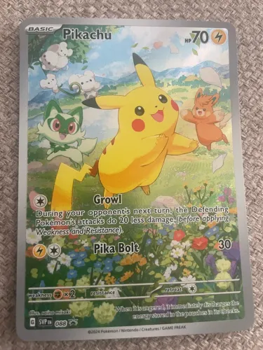 Carta Pokémon Pikachu SVP 088 Promo (Inglês) - NM