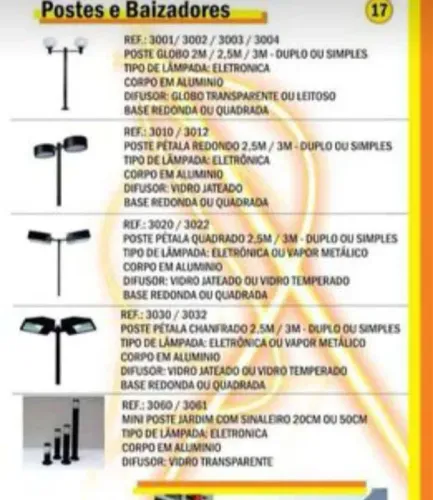 Poste de jardim 