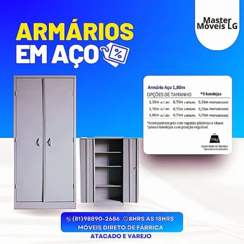 Armário de Aço Super Oferta