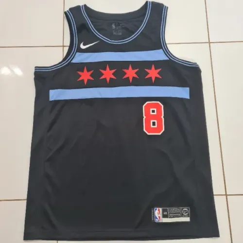 Camisa Basquete NBA Nike Jordan Chicago Bulls 8 Lavine