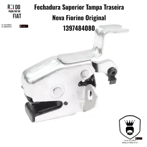 Fechadura superior tampa traseira Nova Fiorino original usada *