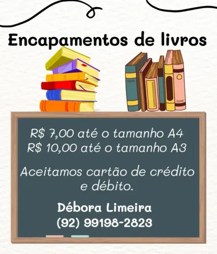 Encapamento de livros escolares 
