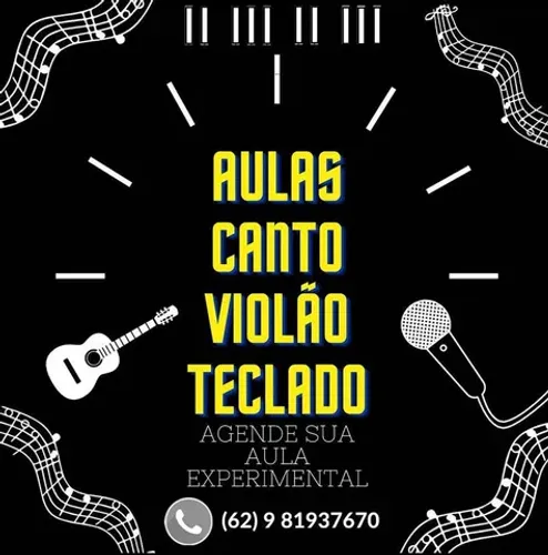 Aulas de canto e violão 