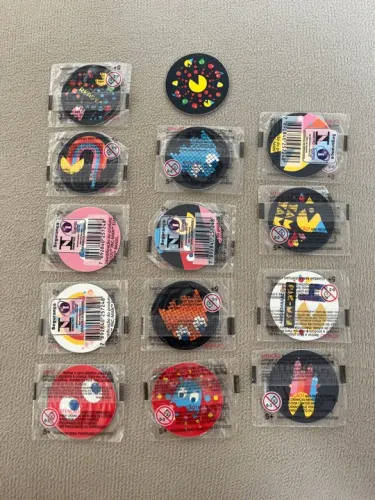 Figurinha Pac-Man - 12 unidades