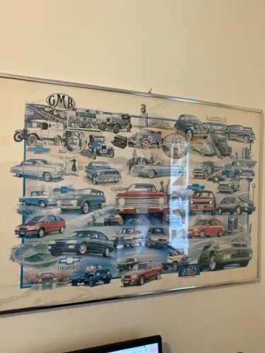 Quadro Chevrolet 75 anos