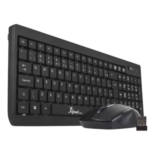 Teclado e Mouse Sem Fio para Computador