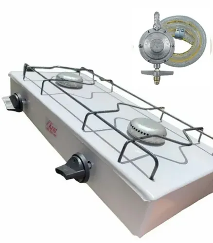 Kit Completo Fogão 2 Bocas c/ Regulador