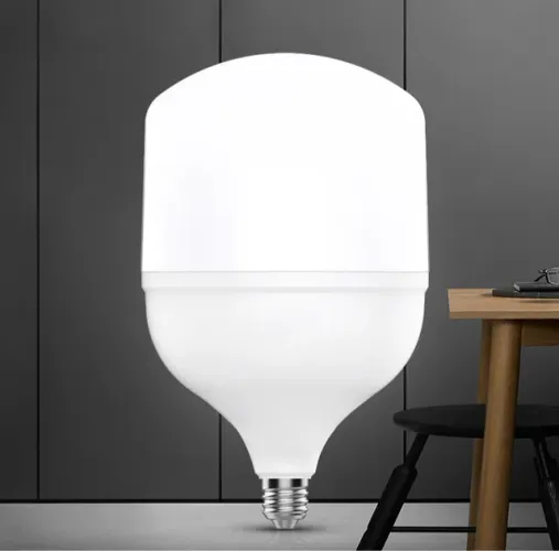 Kit 10 Lâmpada Bulbo LED 50w 6500k E27