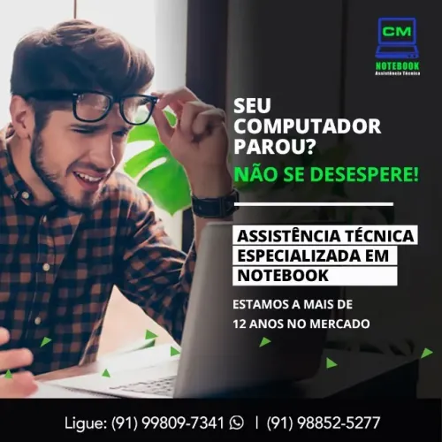 Técnico em Informática Manutenção de Notebook e pc a Domicilio