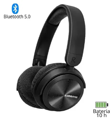 Fone Headphone Bluetooth Wireless Kimaster K9 - 10 Hora Selo Anatel