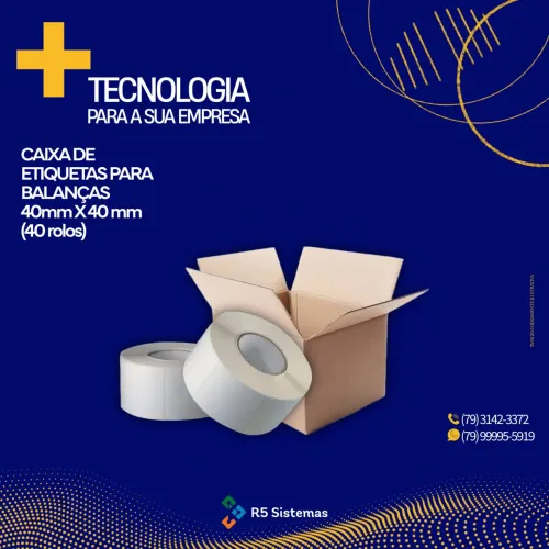 Balança de Etiquetas para Balanças ( 40 rolos ) 