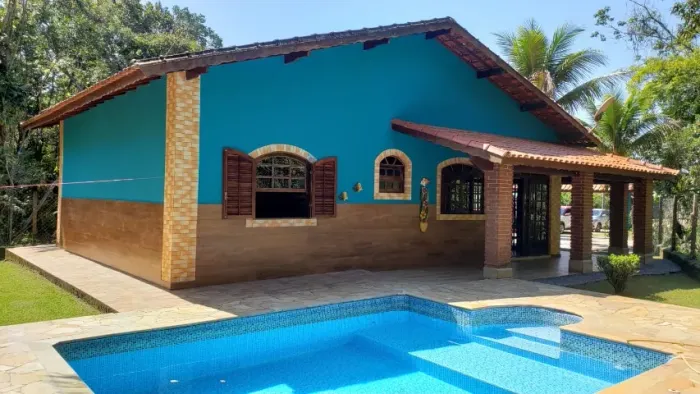 Casa Com Piscina Praia Guaratuba Condomínio Costa Do Sol Bertioga