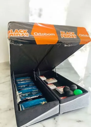 BASE BAÚ ORTOBOM  QUEEN EM PROMOÇÃO