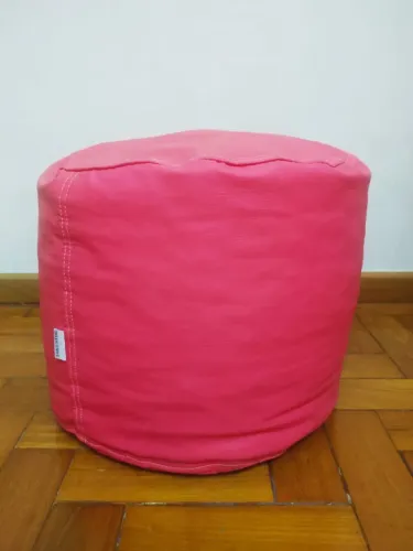 Puff Rosa Redondo 