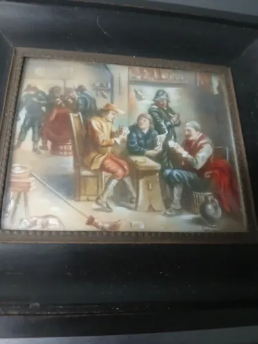 Pintura de taberna ao oleo