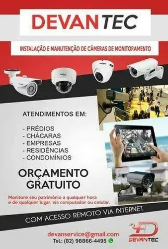 Vendas e Instalação de Câmeras de segurança
