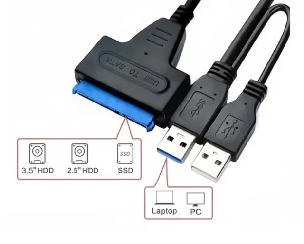 Cabo sata Usb 3.0 Duplo usb transferência de dados 