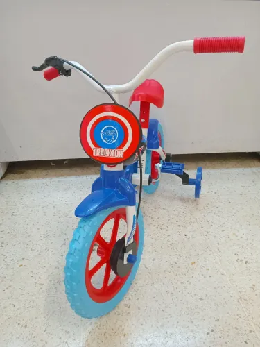 Bicicleta Infantil aro 12 Capitão América(nova na caixa)