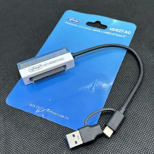 Adaptador Conversor SATA para USB 3.0/Type-C Knup