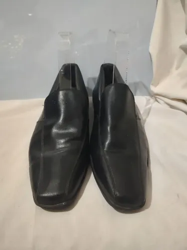 Sapato Social Preto de Couro - Tam 40