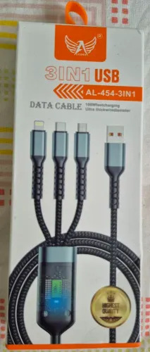 CABO DE CARREGAMENTO RÁPIDO 3X1