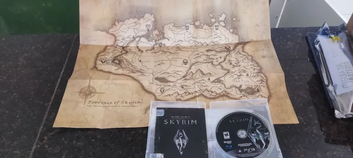 Skyrim PS 3 com mapa