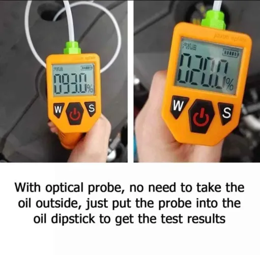 Testador de óleo do motor