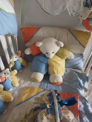 Kit de decoração para berço e acessórios para bebê