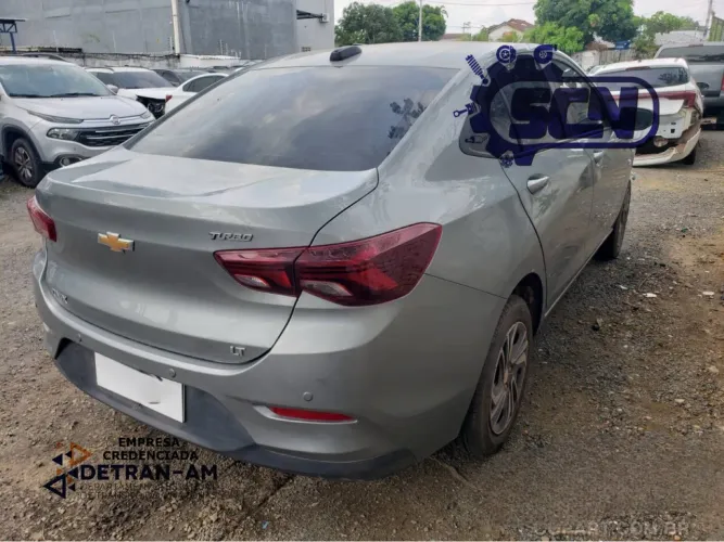 EIXO TRASEIRO E CAIXA DE RODA SUCATA ONIX PLUS LT AT 1.0 12V ECOTEC TURBO 2023/2024