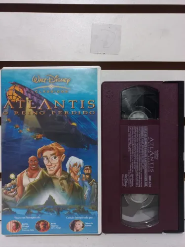 Fita VHS Atlantis - O Reino Perdido - Dublado