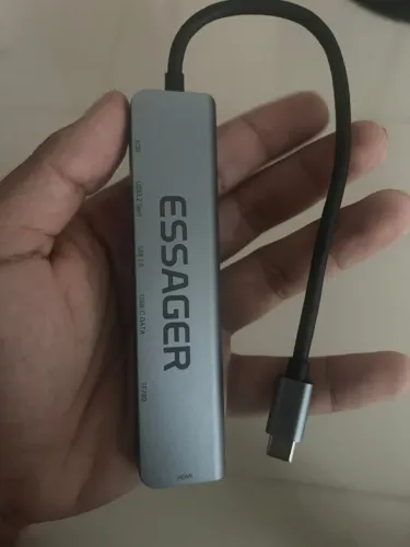 Hub USB-C Essager 7 em 1 para MacBook Pro Air