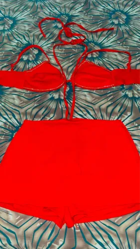 Conjunto Croped + short saia