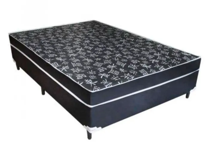 Cama Box Casal Estampada - Conforto e Estilo