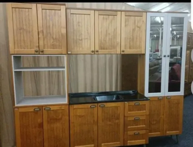 Oferta!!!! Cozinha em madeira modulada nova ?