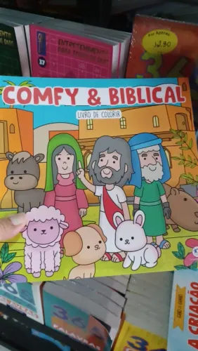 Livro Comfy & Biblical - Livro de Colorir