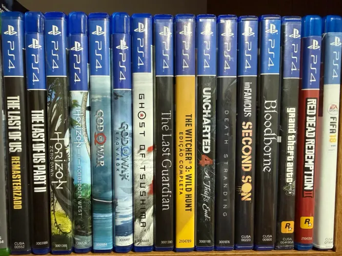 Coleção 16 jogos ps4 PlayStation 4 mídia física