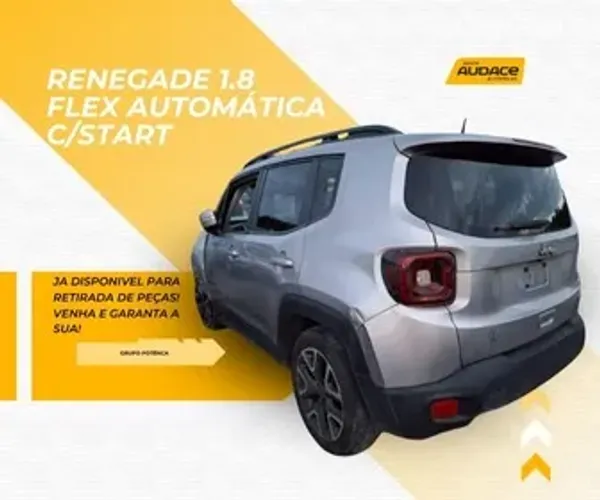 Sucata Renegade 1.8 flex automatica c/start , ja disponivel para retirada de peças