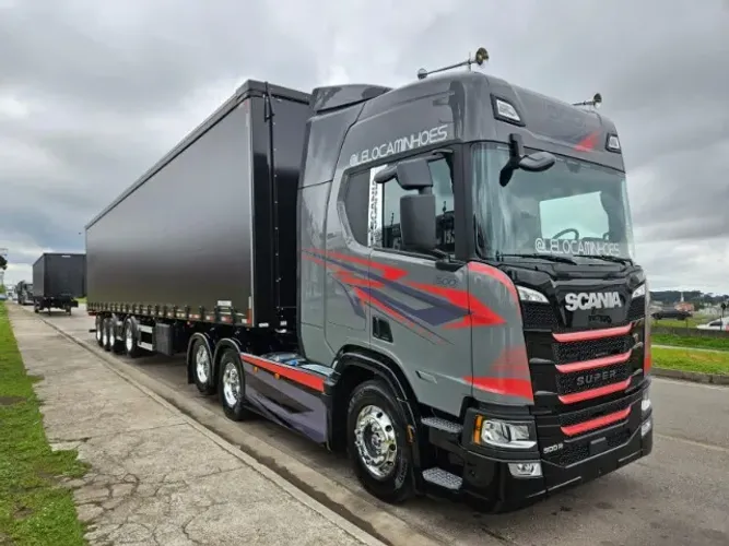 Scania R500 6x2 Ano 25 0km Pronta Entrega Edição Especial Sider 4 Eixo Facchini Ano 26 0km