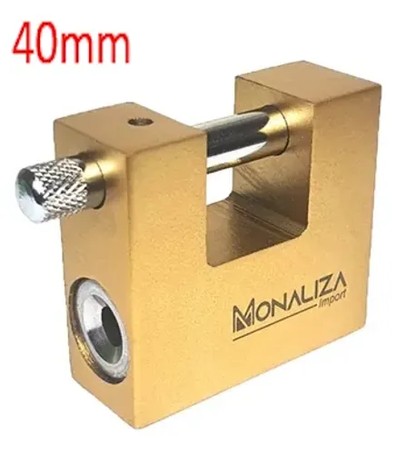 Cadeado de Alta Seguranca de 40 mm Inviolavel 4 Chaves z1306