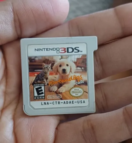 Nintendogs + Cats Nintendo 3DS - Original e em ótimo estado ?