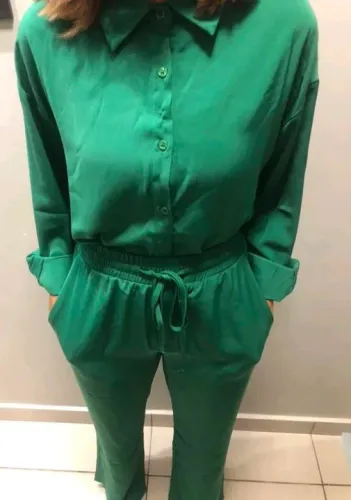 Conjunto de Macacão Verde M