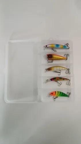 Kit de isca artificial para tucunaré e traíra 