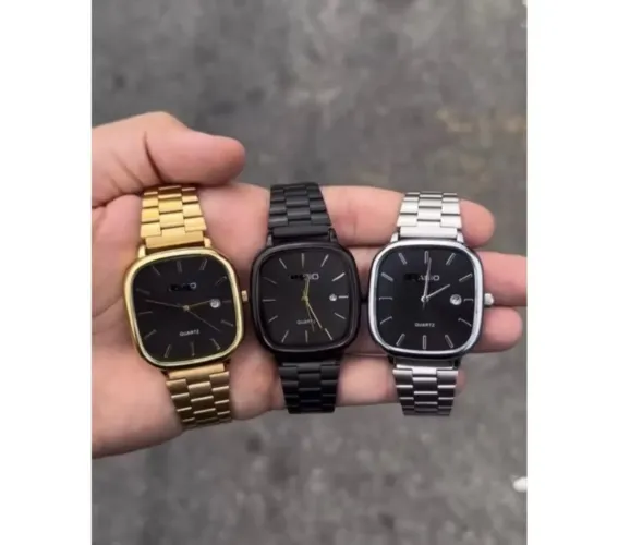 Relógios Casio Quadrados Analógicos - Diversas Cores