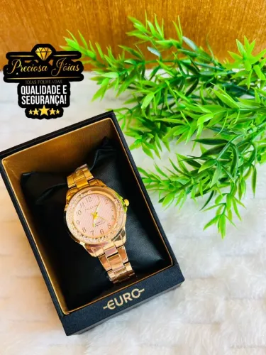Relógio elegante feminino resistente a água pallyjane