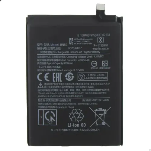 Bateria Xiaomi Redmi Note 10 4g Note 10s Bn59