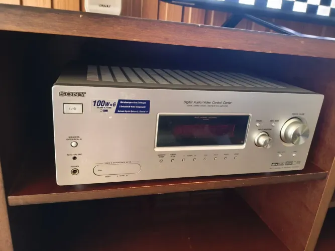 Home Theater Sony str dg500 6.1 com caixas e sub