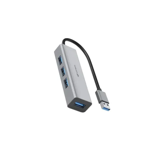 Hub USB 3.0 4 Portas C3Tech HU-340GY (4P USB 3.0) - WZetta
